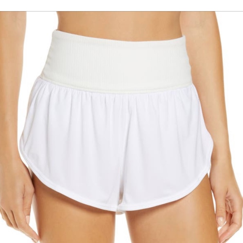 Free People Movement Game Time White Shorts size Small